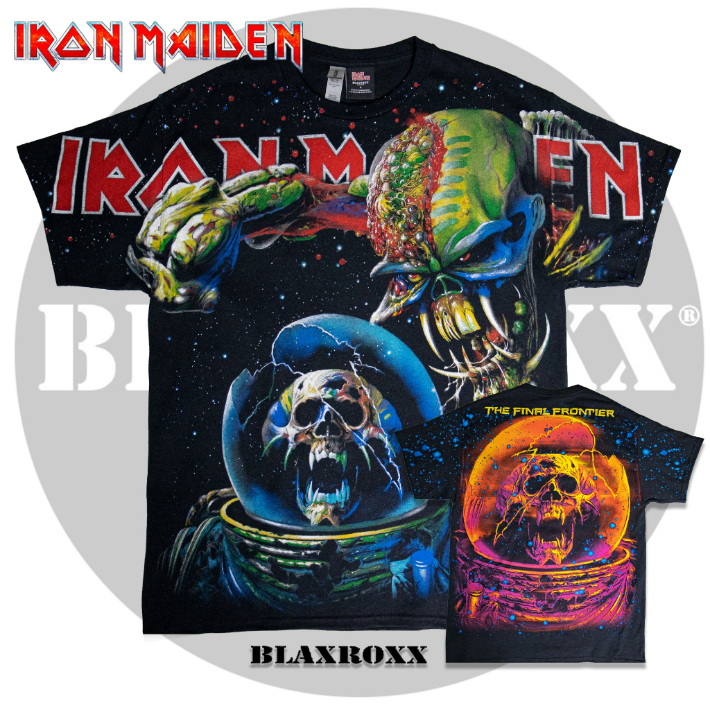 BLAXROXX® | Iron Maiden® | [IRM032] | เสื้อวง OVP สีจม | GILDAN Ultra Cotton