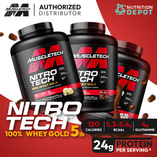 MuscleTech Nitro tech 100% Whey Gold Bonus 5lb - เวย์โปรตีนเสริมสร้างกล้ามเนื้อ