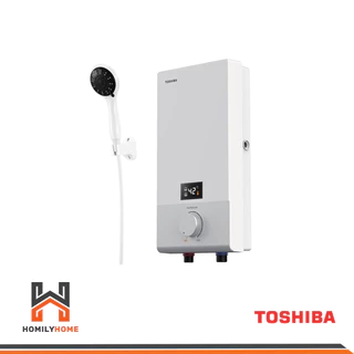 TOSHIBA เครื่องทำน้ำอุ่น 3800 4500 วัตต์ รุ่น DSK38ES5KW DSK38ES5KB DSK45ES5KW DSK45ES5KB สีขาว สีดำ