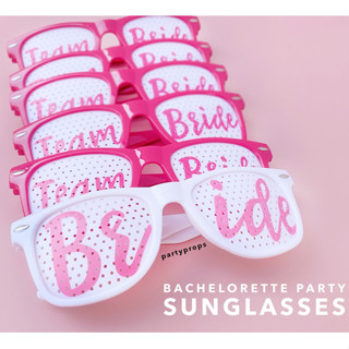 แว่นBRIDE แว่นตา ปาร์ตี้ BRIDE TO BE / TEAM BRIDE สำหรับปาร์ตี้สละโสด  Bachelorette party  ( BRIDE SUNGLASSES)