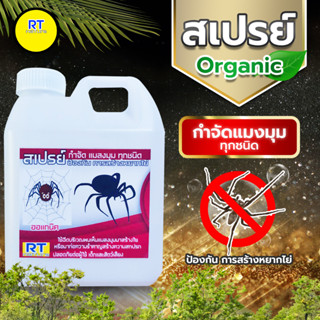 สเปรย์ไล่แมลงมุม กำจัดแมลงมุม ป้องกันแมลงมุมชักใย ยึดบ้าน ชนิด ออแกนิค แบบเติม 1 ลิตร ไร้สารพิษเคมีปลอดภัยต่อเด็กและสัตว