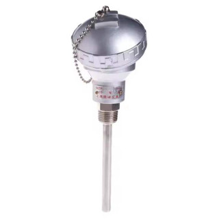 RTD PT100 อุณหภูมิ SENSOR 4 "Probe 1/2" NPT ด้าย Thermocouple HEAD