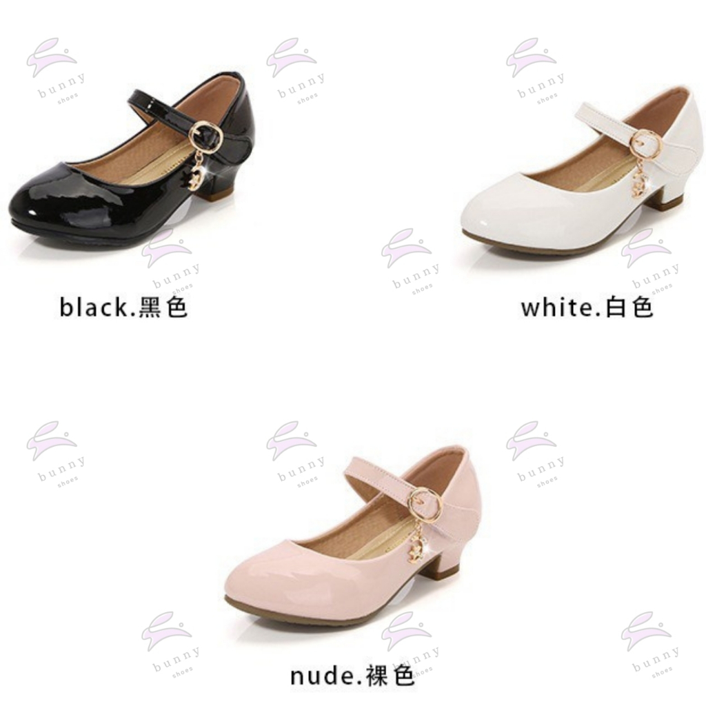 ส่งจากไทย รองเท้าส้นสูงเด็ก ใส่ออกงาน คุณภาพดี ใส่ทน สวยงาม #ขาว400