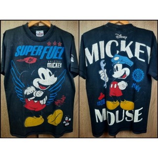 เสื้อDisney ลาย Mickey mouse วินเทจ สีดำ เฟด (MPX-002)