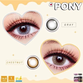 รุ่นฮิต Pony มีค่าสายตา คอนแทคเลนส์ตาโต ไม่มีขอบ