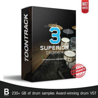 SUPERIOR DRUMMER 3 230+GB | windows / Mac |THE COMPLETE DRUM PRODUCTION STUDIO