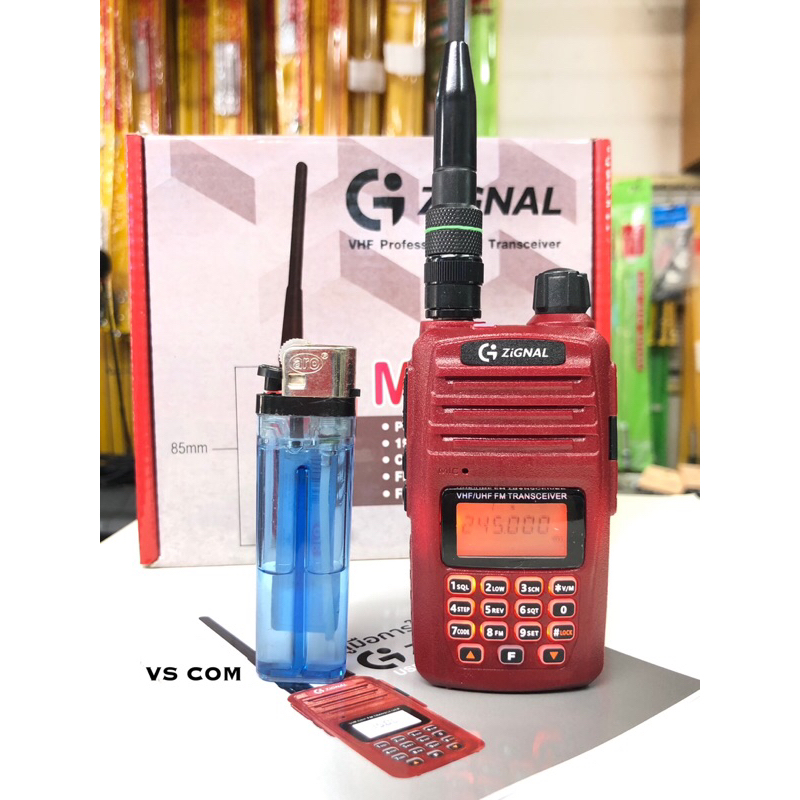 วิทยุสื่อสาร ZiGNAL รุ่น mini CB 245MHz VHF/FM 0.5W. (ถูกกฎหมาย ละเว้นใบอนุญาต) รับส่ง 2-5 กิโลเมตร 