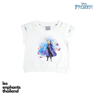 Frozen by เลซองฟอง 1F20F01 ( ) เสื้อคอกลมแขนสั้นเด็กหญิงลิขสิทธิ์ห้าง