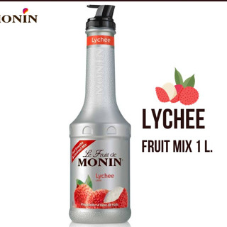 Monin Lychee Fruit Mix 1000ml. ลิ้นจี่ฟรุ๊ตมิกซ์ 1000มล.