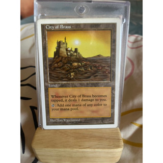 การ์ด MTG Mana City of Brass Land Magic the gathering Commander รุ่น 5th Edition สภาพ Ex-Vg