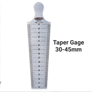 เกจวัดร่อง 30-45มม เกจวัดรู เตเปอร์เกจ Taper Gage 30-45mm Insize 4833-3