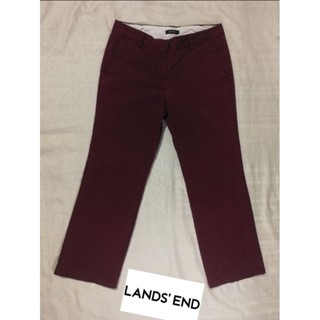 กางเกงวินเทจ​​ขายาว LANDS​ END​ Brand_2nd hand วัสดุผ้าฝ้าย98% อีลาสเทน2%/(Made in Bangladesh🇧🇩​) แท้มือสองกระสอบนำเข้า