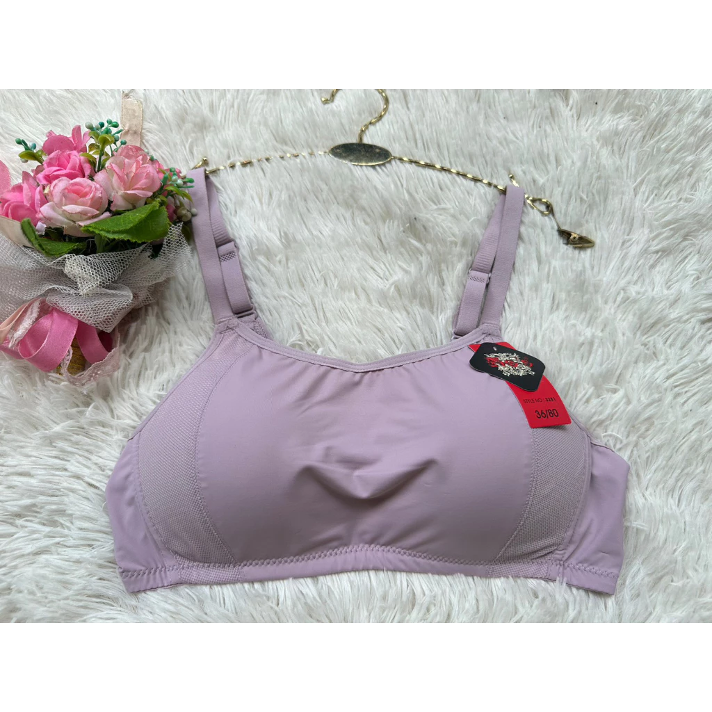 โนบรา No's Bra 3281 คัพ B ไร้โครง ฟองบาง ไซส์ 36-42