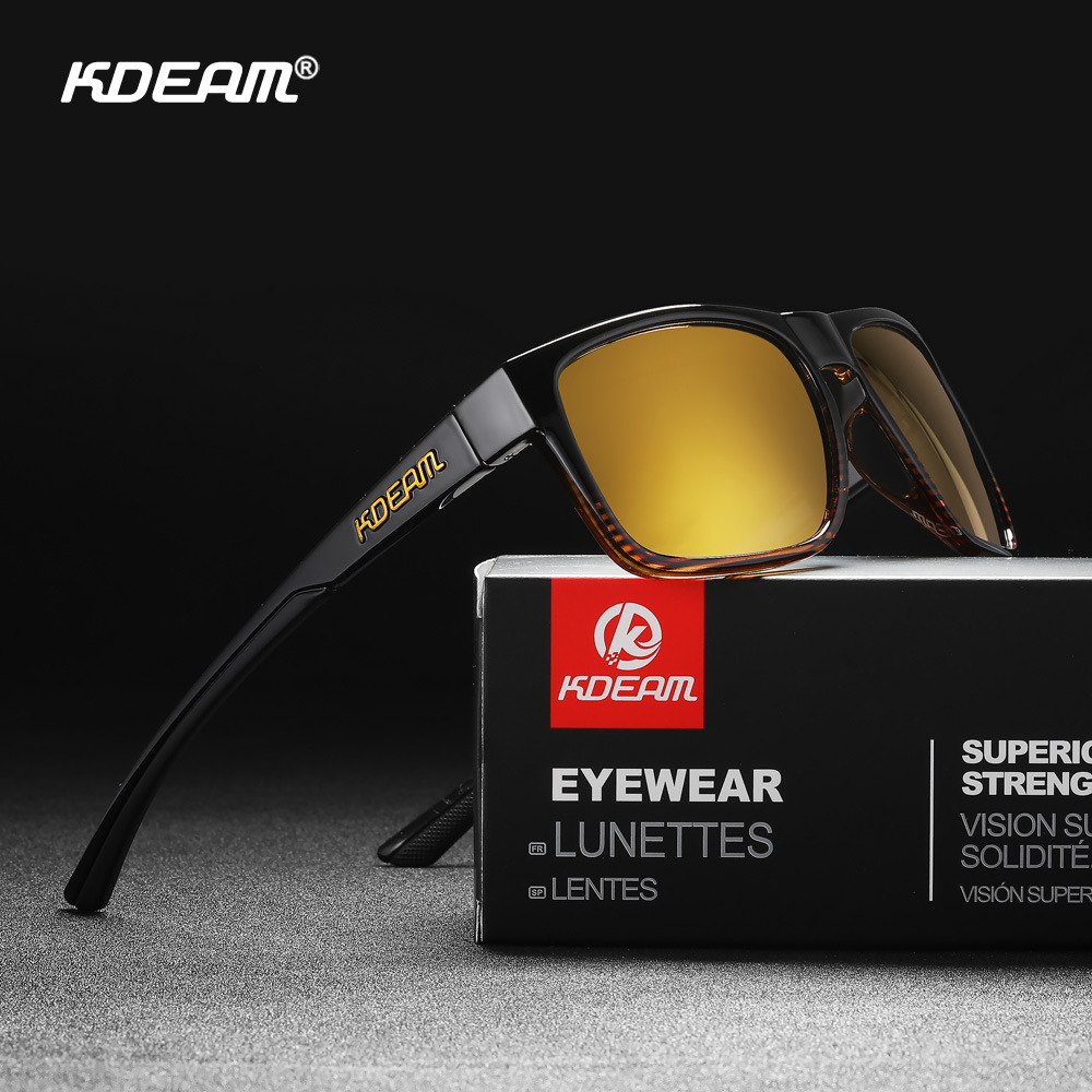 KDEAM แบรนด์แท้ 100% ร้านไทยส่งเร็ว แว่นตากันแดด เลนส์ Polarized แว่นกันแดดผู้ชาย (ผู้หญิงใส่ได้) รูปที่ 4