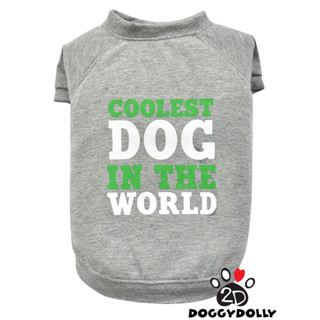 Bigdog -Doggydolly เสื้อผ้าหมาใหญ่   T-shirt คอกลม แขนกุด แฟชั่น 11-45 โล BD-T777