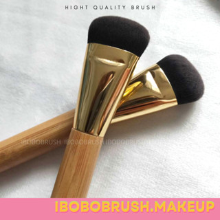 แปรงเดี่ยวแต่งหน้า powder player bamboo pressed powder brush