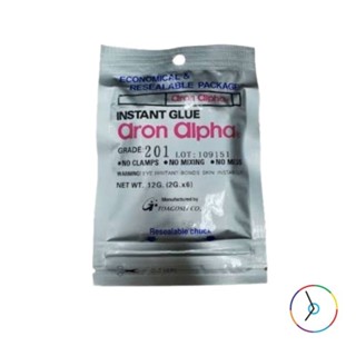 กาวติดเหล็กอเนกประสงค์ กาวอเนกประสงค์ Aron Alpha Instant Glue กาวติดเหล็กชิ้นส่วนนาฬิกา (6 หลอด)