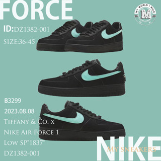 Tiffany &amp; Co. x Nike Air Force 1 Low SP"1837" รองเท้าผ้าใบ รองเท้าวิ่งลำลอง Authentic casual shoes sneakers running shoe