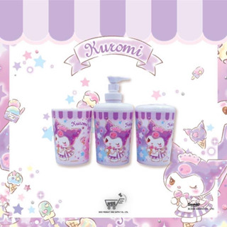ชุดเครื่องใช้ในห้องน้ำ ขวดใส่สบู่เหลว กระบอกใส่แปรงฟัน กระบอกน้ำ