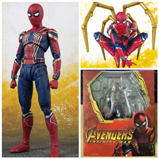 Fulian 3 Infinite War Spider Man SHF Steel Spider Man Handicap Decoration Model