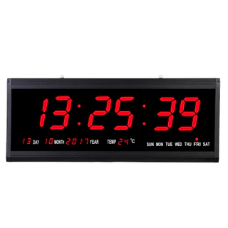 นาฬิกาดิจิตอล (JH4819) 48x19x4.5cm นาฬิกา LED DIGITAL CLOCK นาฬิกาแขวน