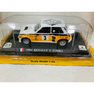 World famous car series Aluminum die-cast mini car "1984 RENAULT 5 TURBO"