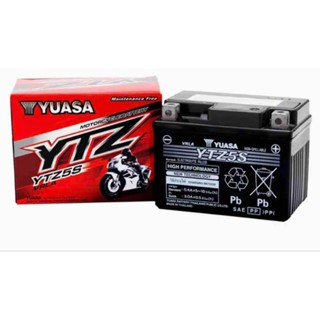 YUASA ยัวซ่า แบตเตอรี่แห้งมอเตอร์ไซค์ รุ่น YTZ5S เบอร์ 5 (12V5AH)