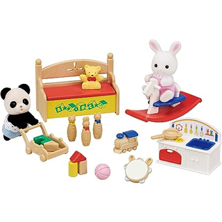 ชุดตุ๊กตา/เฟอร์นิเจอร์ Sylvanian Families [Toy Set -White Rabbit/Panda Baby-] DF-20