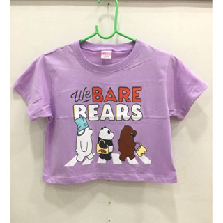 🌈🧸❤️มาใหม่รับหน้าฝน🌈เสื้อครอปหมีแบร์แบร์ bare bears เสื้อยืดbarebears ลายน่ารักมากๆค่ะ❤️🧸🌈