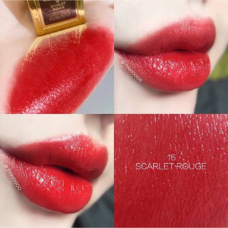 Tomford Lip color 3g. #16 Scarlet rouge ลิปสัมผัสหรูทาเนียนลื่น แท้💯