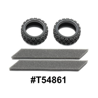 TAMIYA 54861 ยางแรลลี่ RALLY BLOCK TIRES (SOFT/2PCS.)