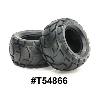 TAMIYA 54866 WR-02CB Round Block Bubble Tires (Soft/2pcs.)