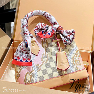 L-V Alma BB Damier Azur Canvas Handbags New Spring Collection – Nautical กระเป๋าทรงโดมสุดฮิต เป็นหนึ่งคอลใหม่ที่มอบสีสัน