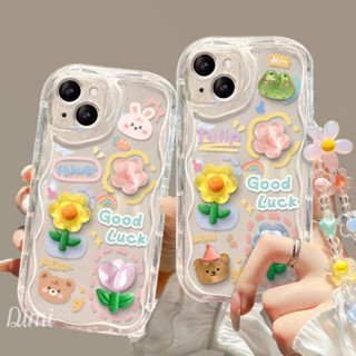 RENO4 เคสนิ่มเคสใสการ์ตูนนูนขอบหยัก OPPO A15 A16 A17 A5 A53 A54 A57 A5S A78 A98 A31 REALMEC53 RENO5 RENO6 RENO7Z RENO8T