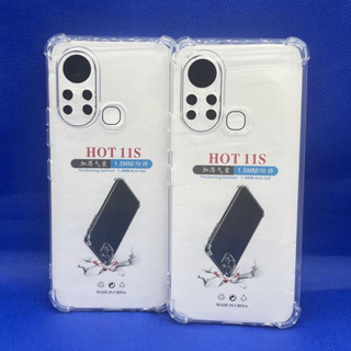 Case infinix เคส infinix Hot 11S  หนา 1.5mm ตรงรุ่น แบบ TPU ใสเสริมขอบและมุมกันกระแทก ส่งไว จาก กทม