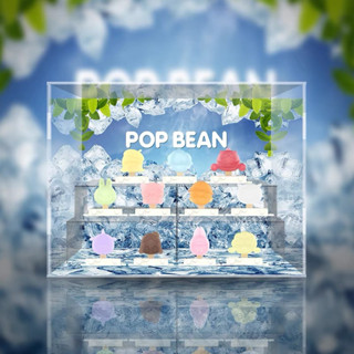 [สั่งผลิต] กล่องอะคลิลิคสกรีนลาย POPMART x Pop bean