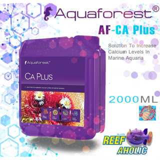 Reef-Aholic Aquaforest CA Plus 2000 ml แคลเซียมเข้มข้นสำหรับตู้ที่ต้องการปรับค่าแคลเซียมให้เทียมทันพี่น้องทั้ง KH และ MG