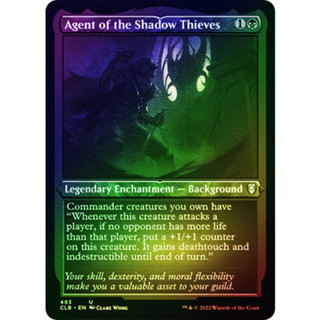 [MTG] Agent of the Shadow Thieves (Foil Etched) [CLB] [BLACK] [UNCOM] [FOIL] [ENG] (การ์ดเมจิค / Magic the Gathering)