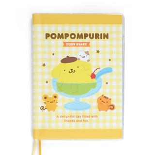 [Direct from Japan] Schedule Book 2024 / Sanrio Pom Pom Purin B6 Diary ( Block type ) Japan NEW