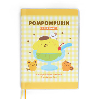 [Direct from Japan] Schedule Book 2024 / Sanrio Pom Pom Purin B6 Diary ( Block type ) Japan NEW