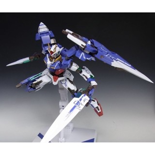 (พร้อมส่ง)​ Metal Build 00 Gundam Seven Sword​ GN-0000/7S​ Bandai​ และพาร์ทเสริม​ GN Sword II Blaster มือ1