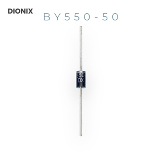 BY550-50 ไดโอด Diodes Rectifiers Diode 50V 5A (10 PCS) วงจรเรียงกระแส