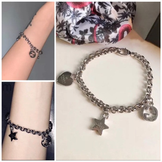 lovely bracelet stanless steel |สร้อยข้อมือกุชชี่สแตนเลส ไม่ลอกไม่ดำ งานสวยน่ารัก พร้อมส่งจากไทย🚩