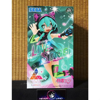 SEGA PREMIUM FIGURE: LUMINASTA  - VOCALOID HATSUNE MIKU (LIVE STAGE)