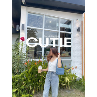 Cutie เสื้อกล้าม/เสื้อสายเดี่ยว ดีเทลแต่งขอบลูกไม้ | Gooddsy.bkk