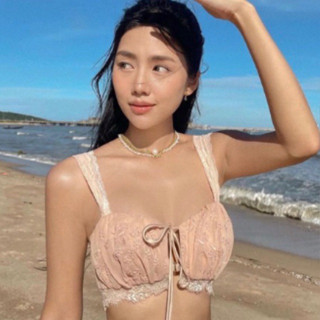 #ส่งต่อ เสื้ิอ Crop top แบรนด์ #mitrbkk  ผ้าดีมากๆ