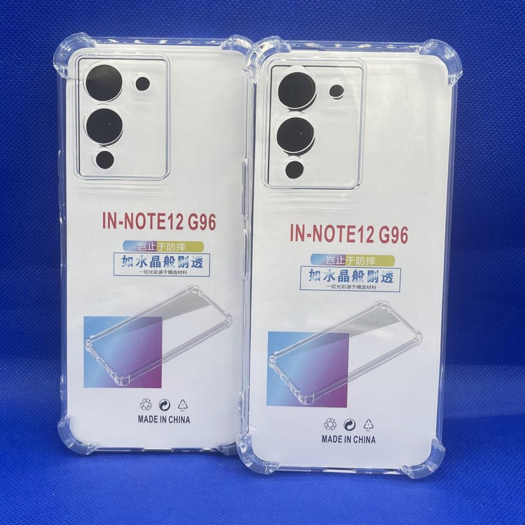 Case infinix เคส infinix Note12 G96 หนา 1.5mm ตรงรุ่น แบบ TPU ใสเสริมขอบและมุมกันกระแทก ส่งไว จาก กทม