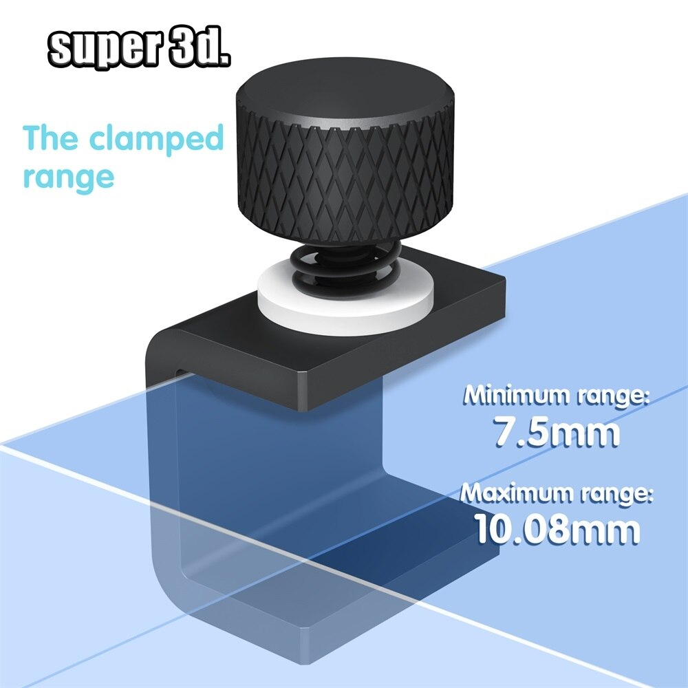 3D Pritner Parts 4/8pcs Glass Heated Bed Clip Clamp Heatbed clip Aluminium Alloy Ultimaker Hotbed Bu