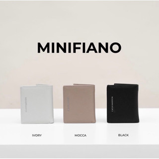 (ใส่โค้ด DBASLW ลด 98.-) Minifiano Wallet กระเป๋าสตางค์หนังกันรอย