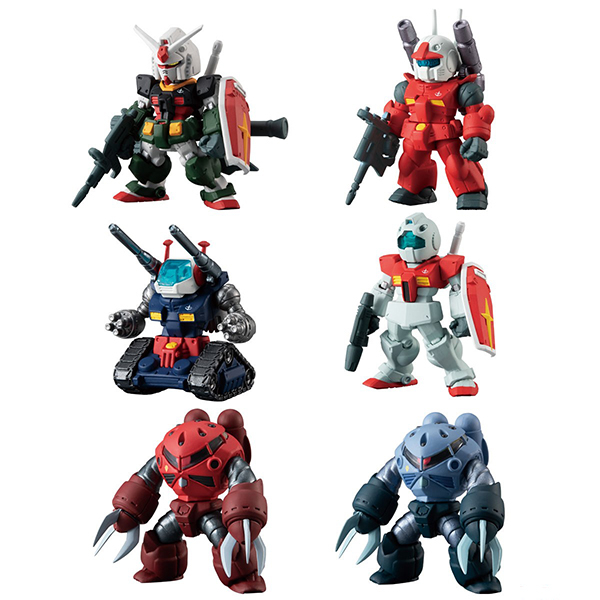 Bandai (ครบ Set 6 กล่อง) FW Gundam Converge #Operation Jaburo 4549660959274 (Plastic Model)
